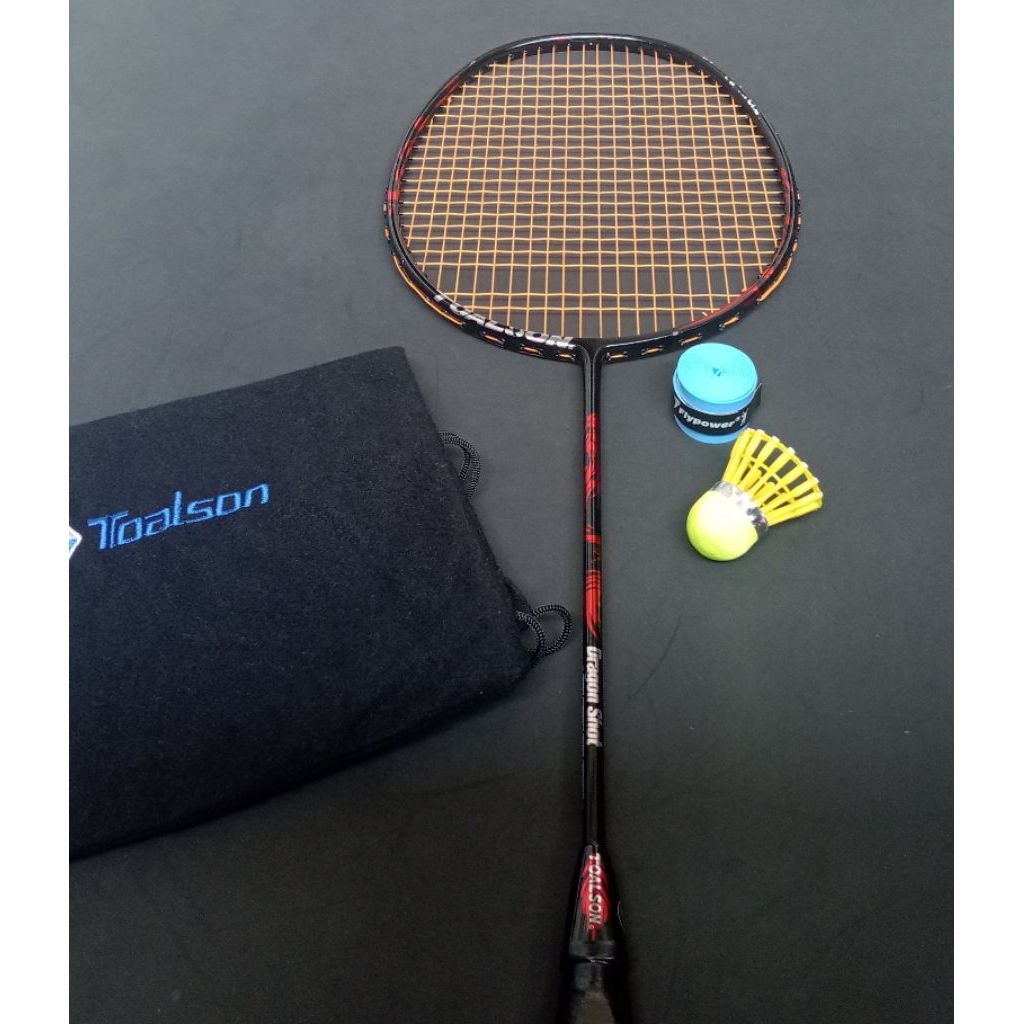 Raket badminton bulutangkis bekas second original toalson dragon shoot