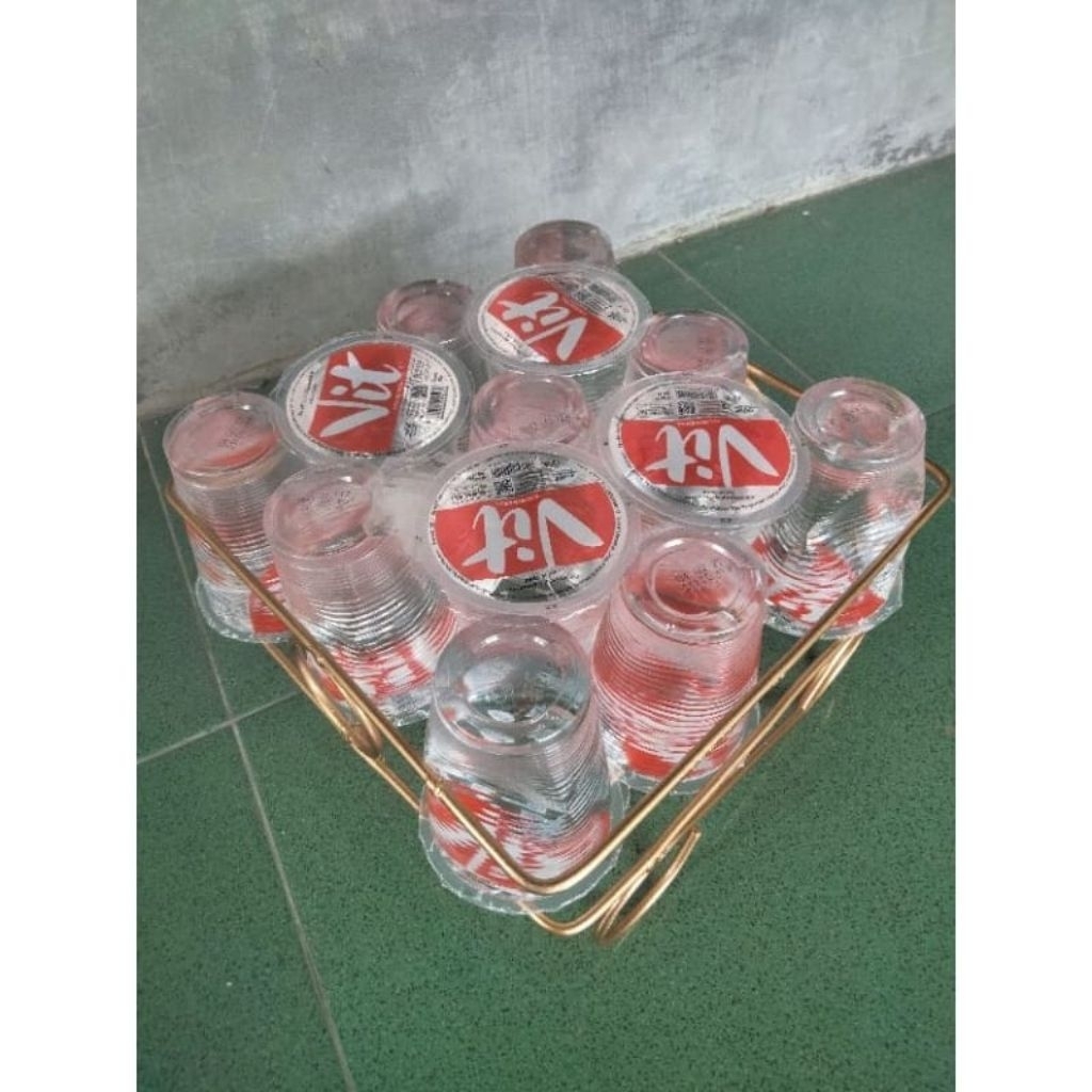 Rak AQUA gelas Rak AQUA botol mini