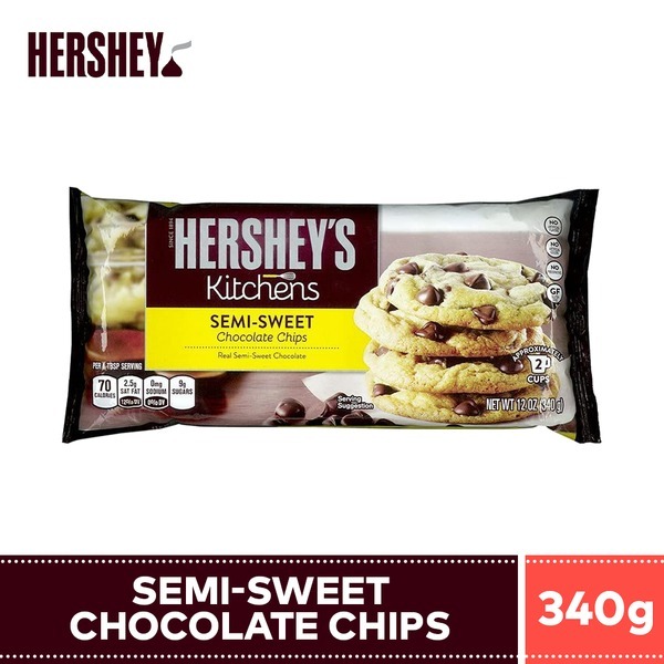 

[oddsolshop] pekanbaru/Hershey's Semi Sweet Chocolate Chips 340GR / Chip Cokelat