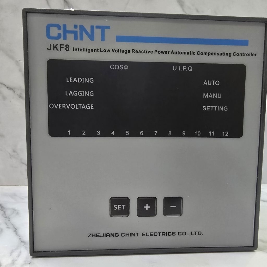 CHINT JKF8-12 REGULATOR CAPACITOR 12STEP POWER FACTOR CONTROLLER JKF812 CHINT ELECTRIC