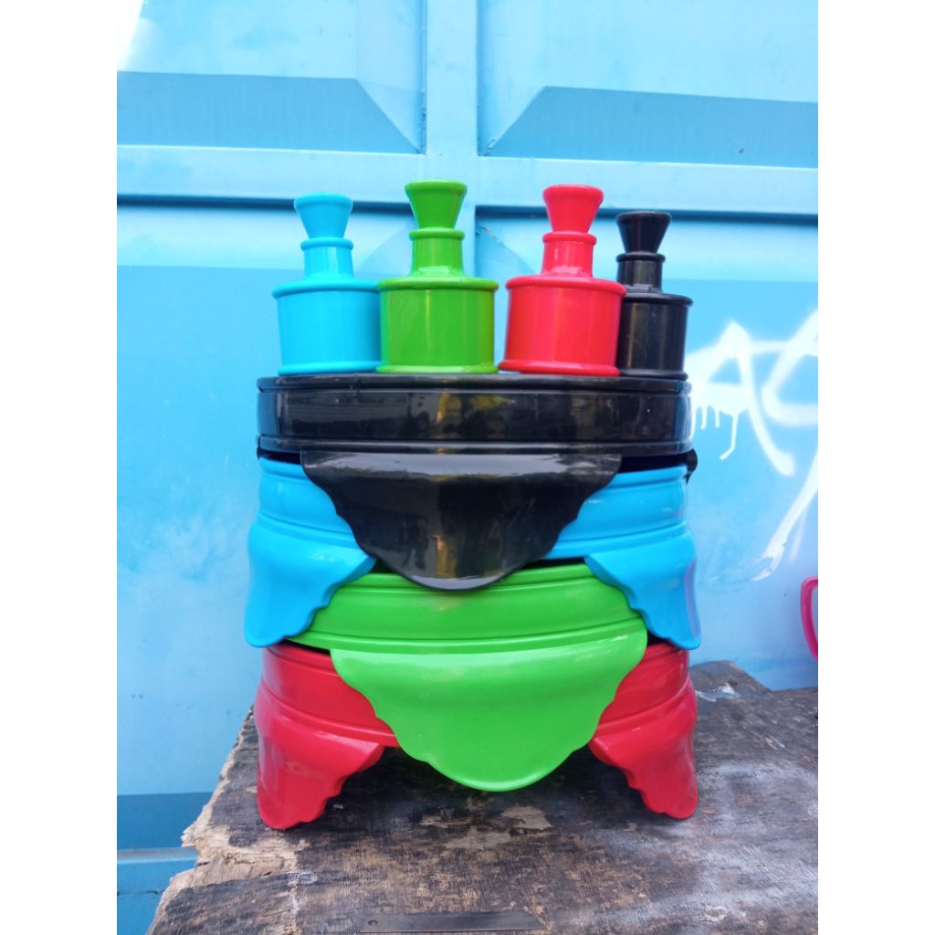 tebok pvc lovebird tebal set pion murah