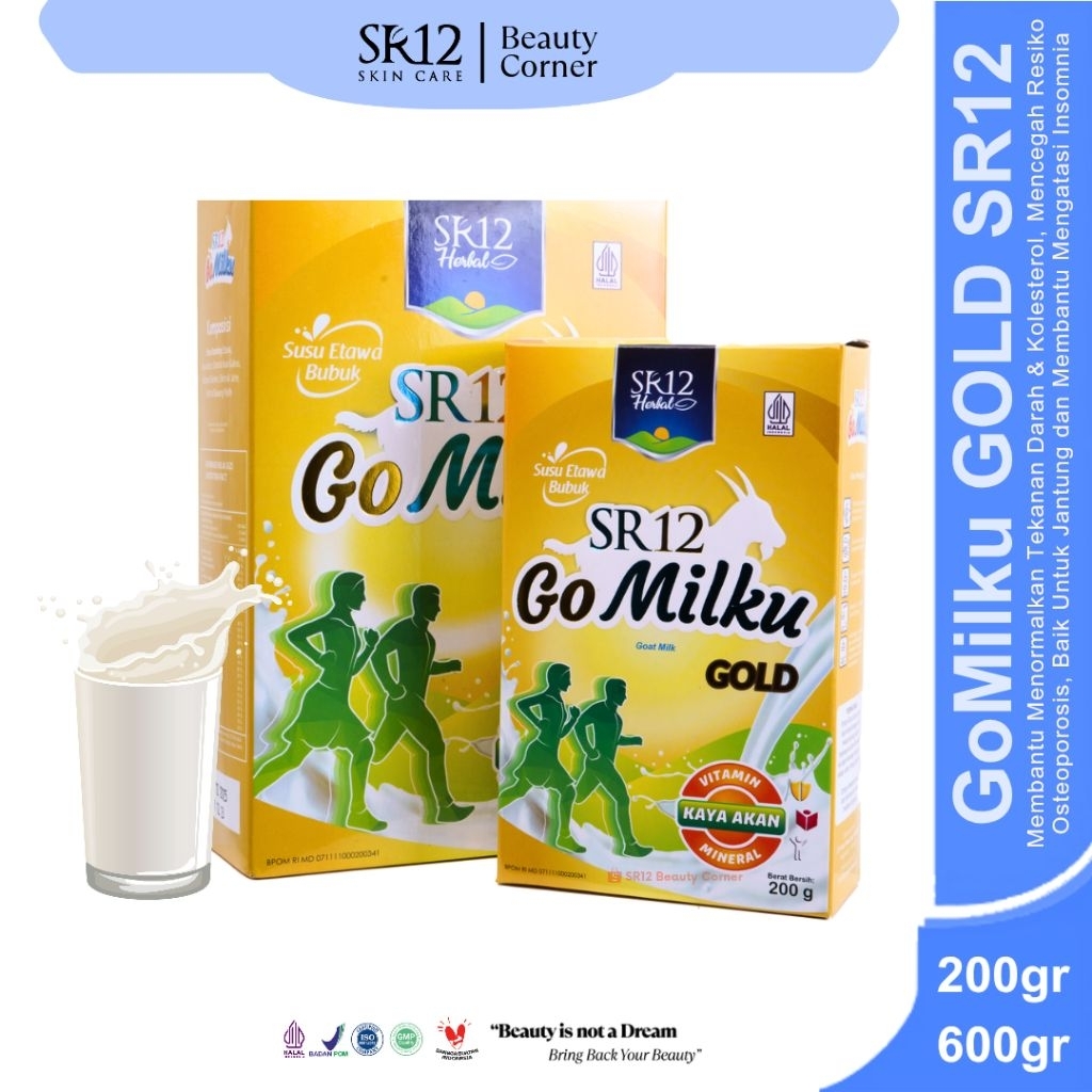 

SR12 BEAUTY CORNER - Go Milku Gold | Susu Kambing Kaya Nutrisi untuk Tulang, Sendi & Peredaran Darah Sehat