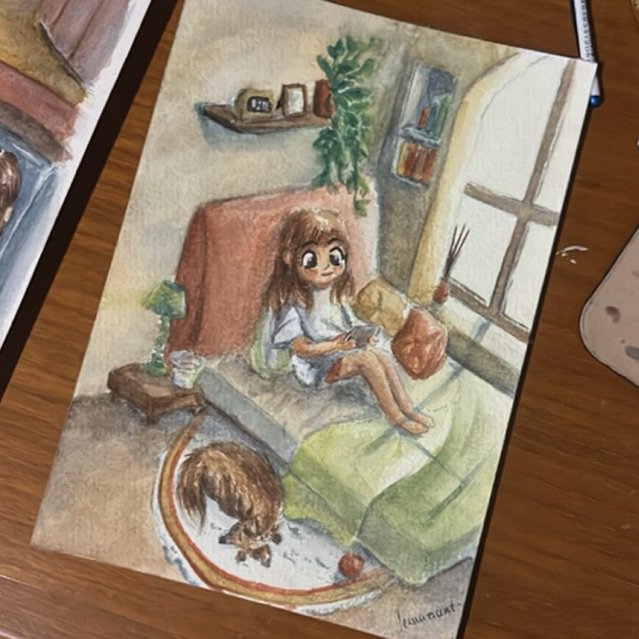 

Custom Gambar Watercolor ala Children Illustration untuk kado/hadiah