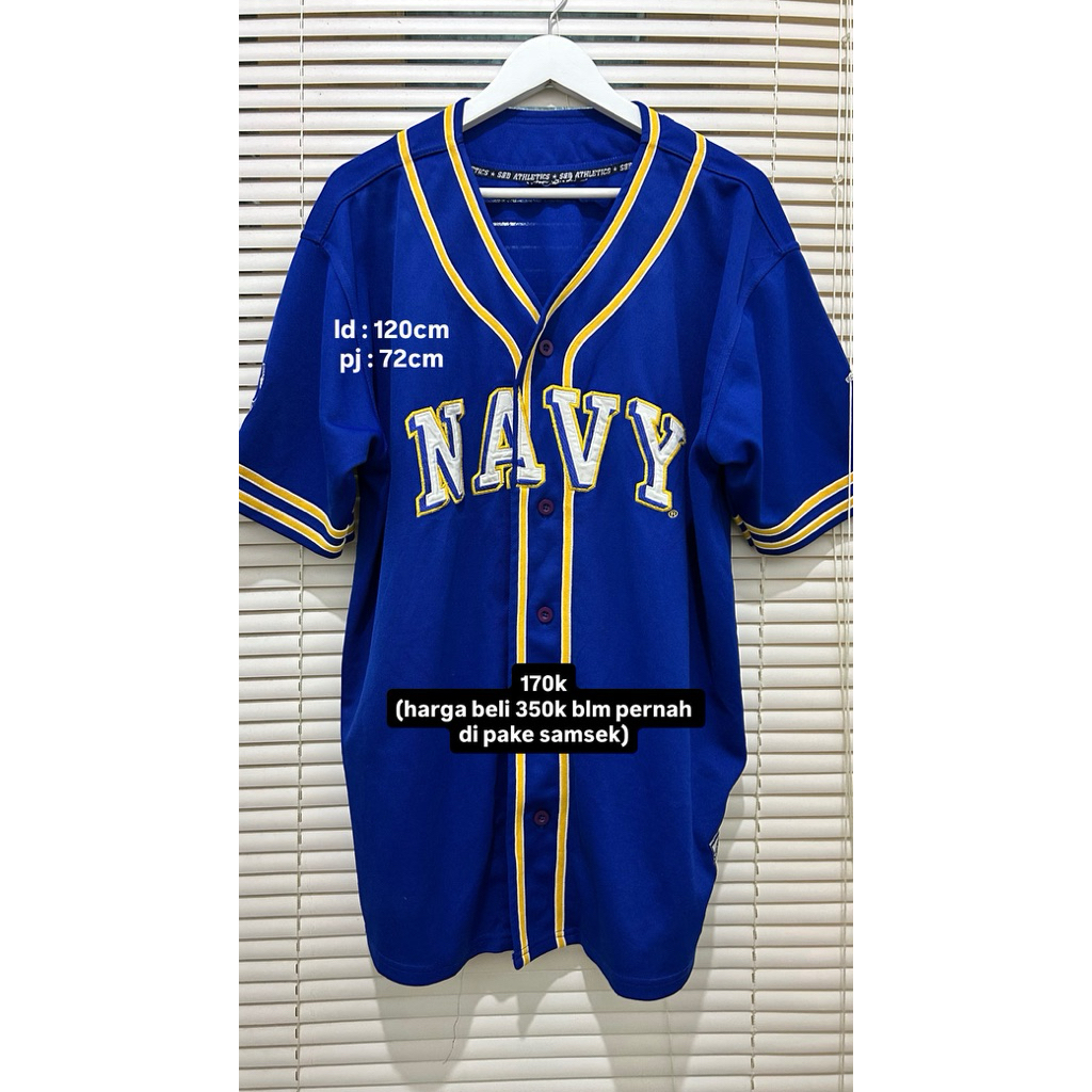 preloved jersey baseball navy oversize by casha