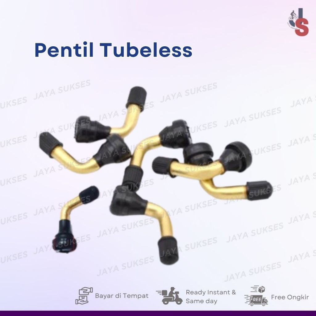 PENTIL DOP TUBLES SEPEDA & MOTOR MODEL BENGKOK PVR-70 DOP VALVE KARET TUBELESSTUBELES TUBELESS SEPED