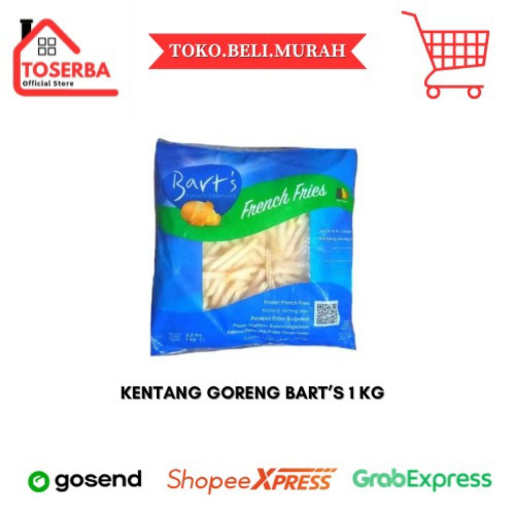 

[READY STOCK] PROMO TERMURAH KENTANG GORENG BART'S 1KG