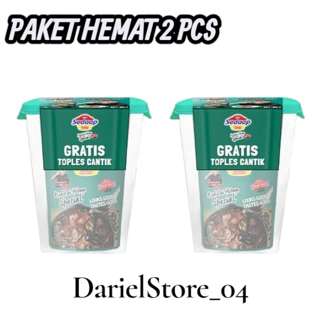 

❤KOMBO HEMAT 2 PCS❤ Sedaap kecap kedelai hitam spesial 728 gr