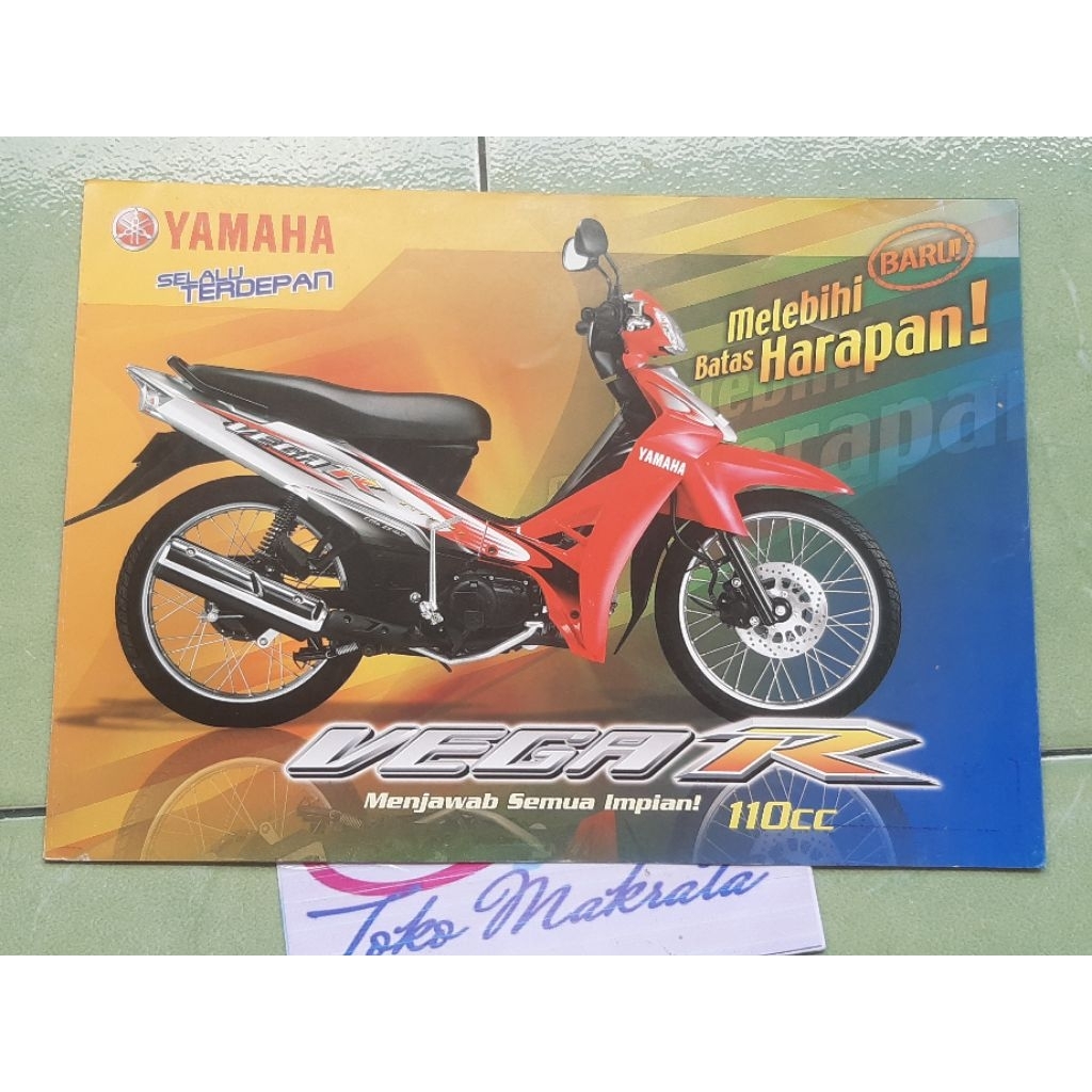 brosur iklan motor Yamaha VEGA R