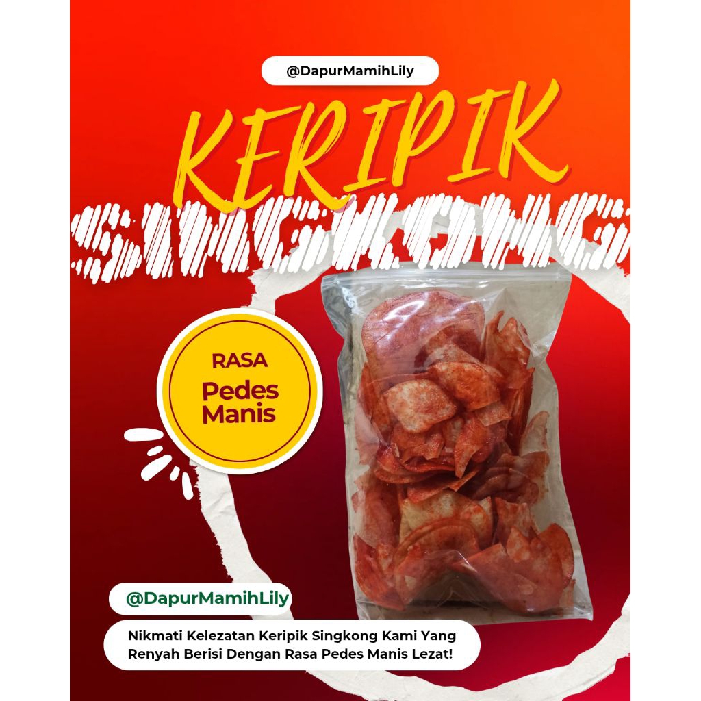 

Snack Keripik Singkong Pedes Manis