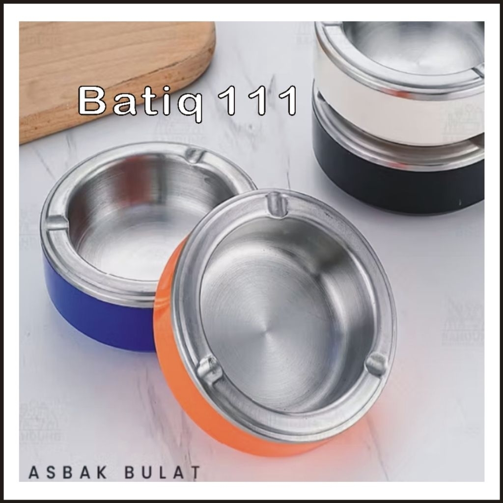 Asbak Rokok , Asbak Stainless , Asbak Bulat , Asbak Kotak