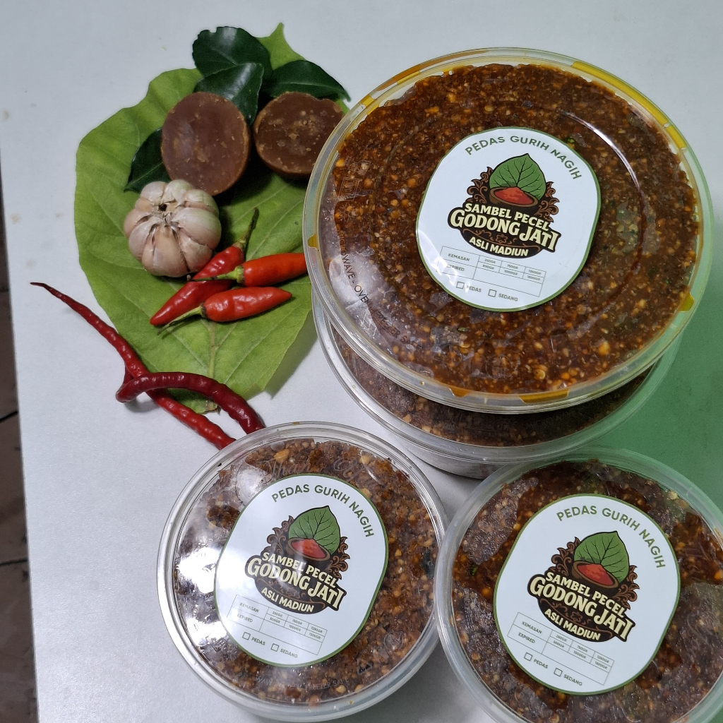 

Sambel Pecel Asli Madiun Jawa Timur Kemasan 500gr - 1000gr