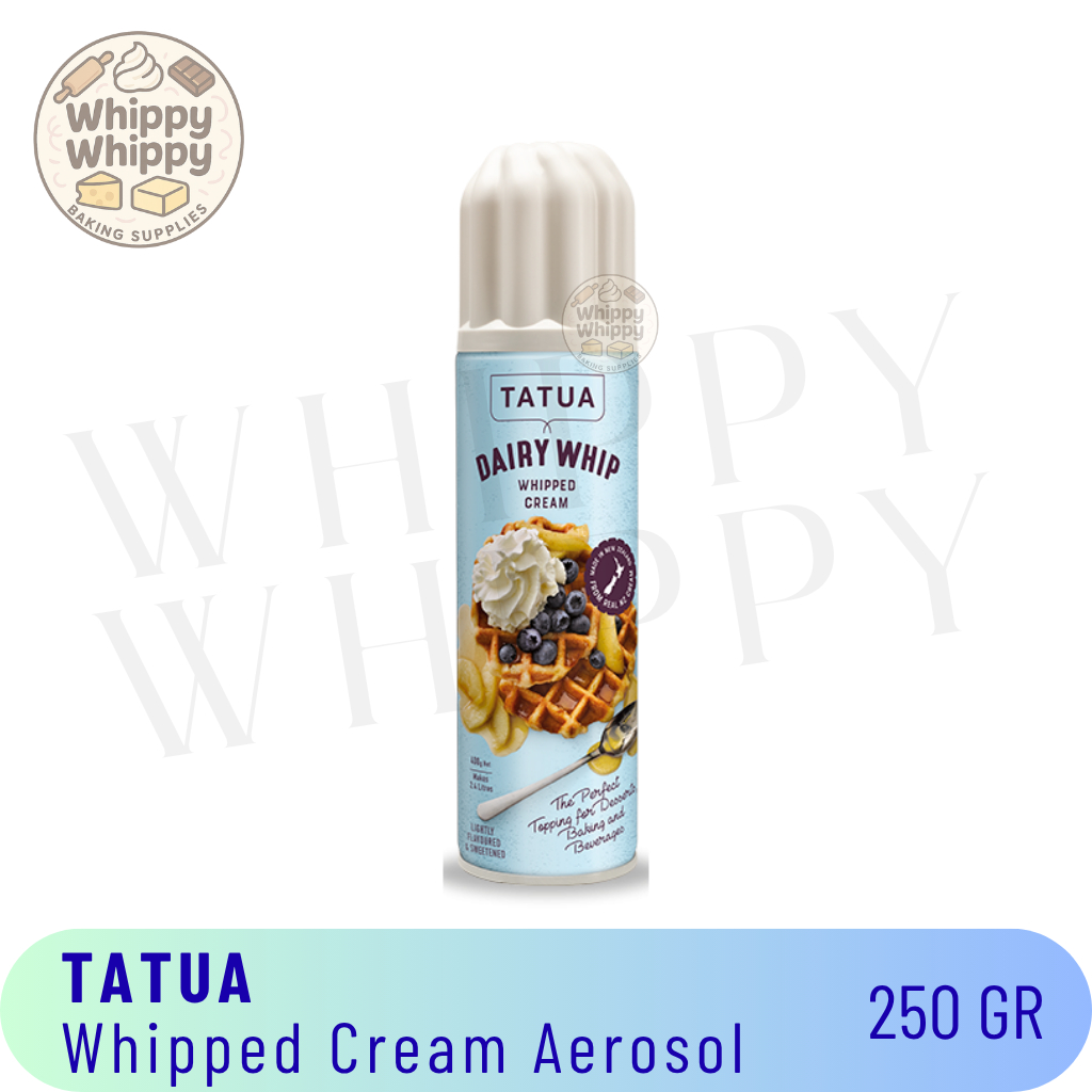

Whipped Cream Tatua 250 GR / Whipped Cream Siap Pakai / Whipped Cream Semprot