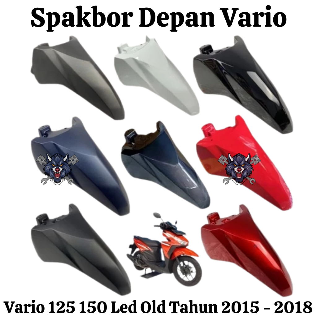 Spakbor depan vario 125/150 led old 2015-2017 / Spakbor depan vario 125 led variasi