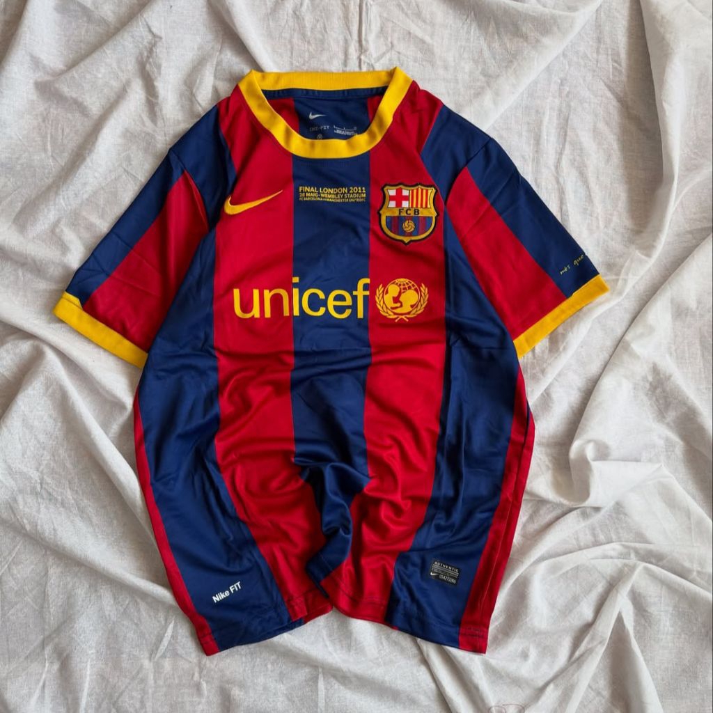 Jersey Full Printing Retro Vintage FC Barcelona Away 2009 Dryfit S-XXL