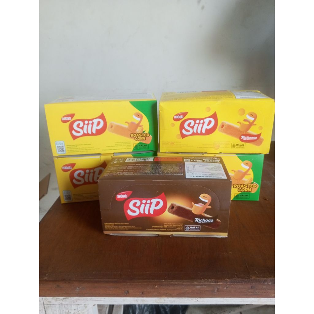 

nabati siip rasa coklat keju jagung 1dus 12box