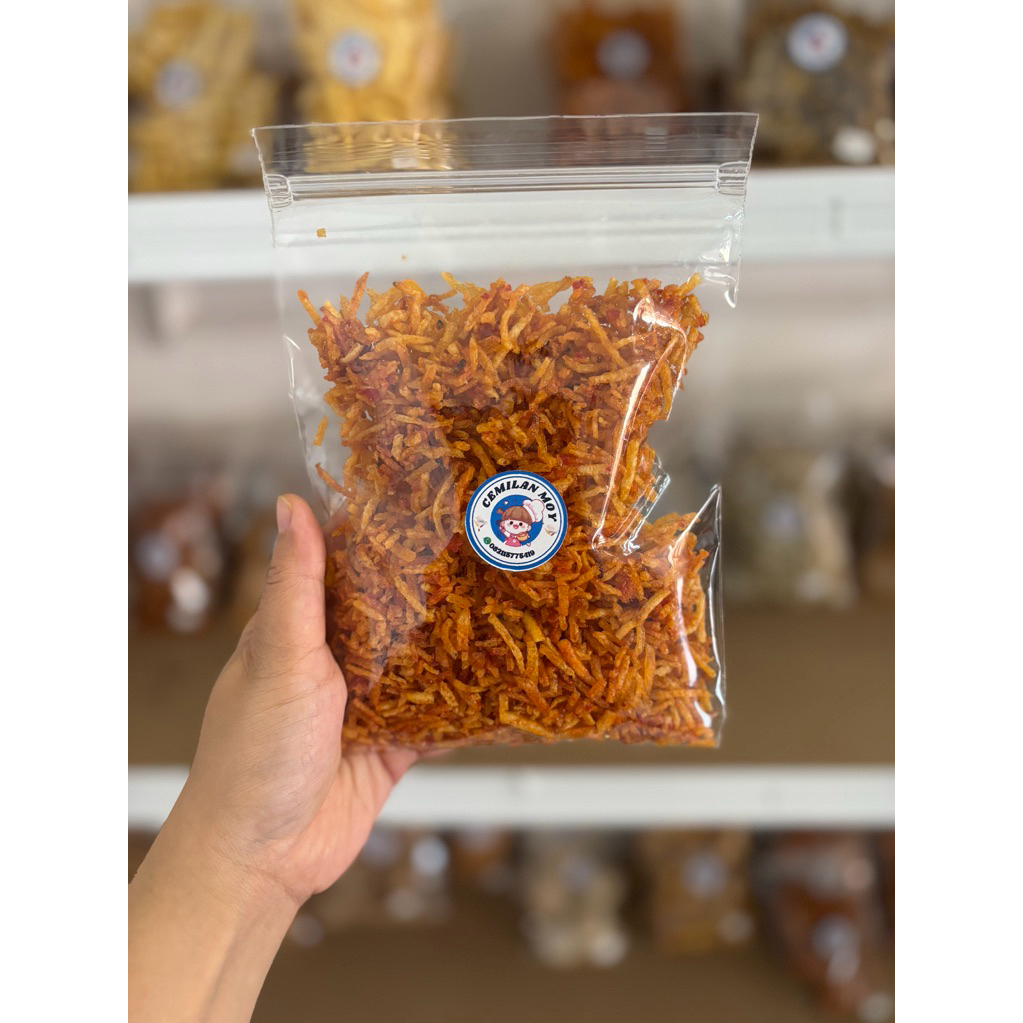 

Mustofa/kering kentang balado rasa pedas manis 100gram