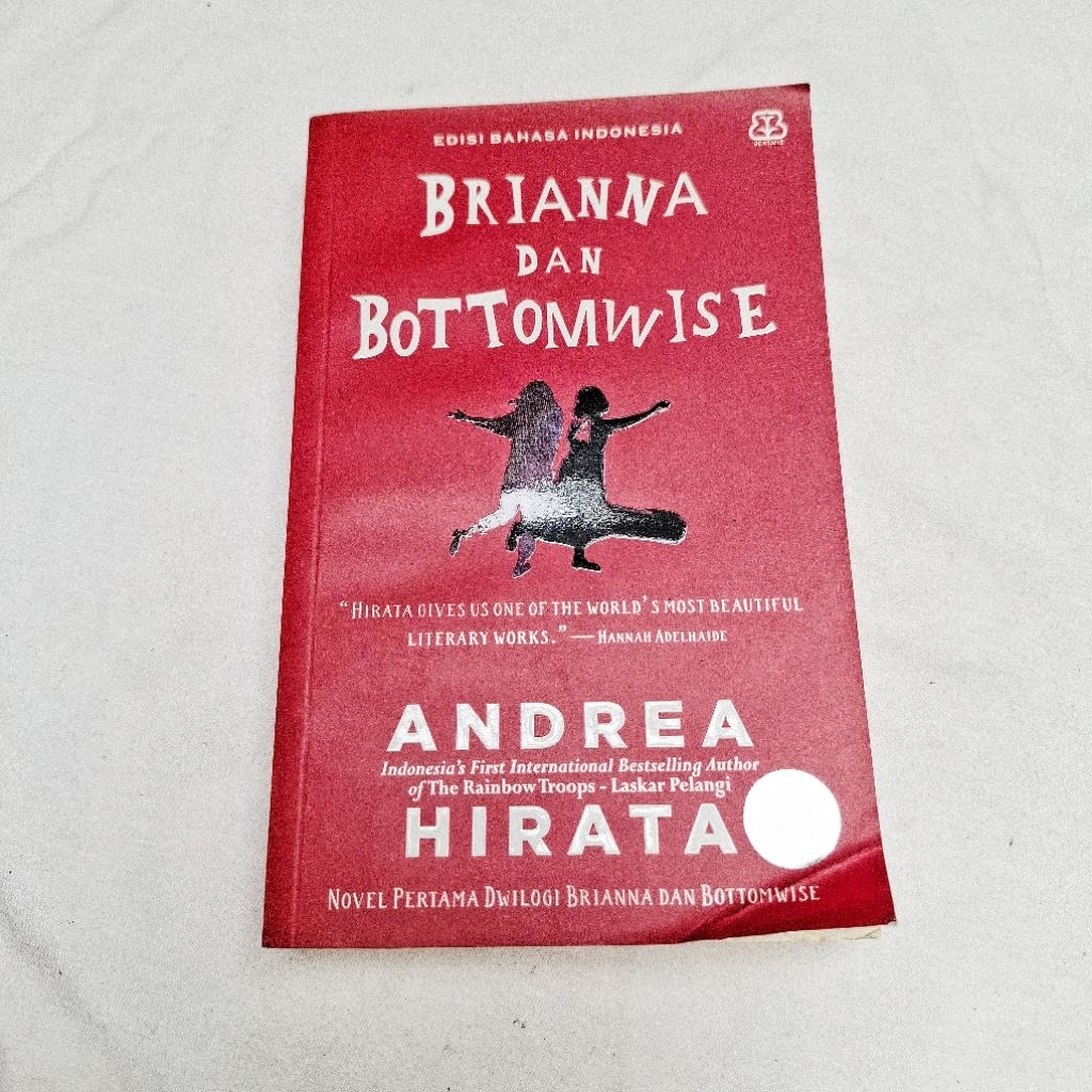 NOVEL BRIANNA AND BOTTOMWISE - ANDREA HIRATA - PRELOVED - ORIGINAL