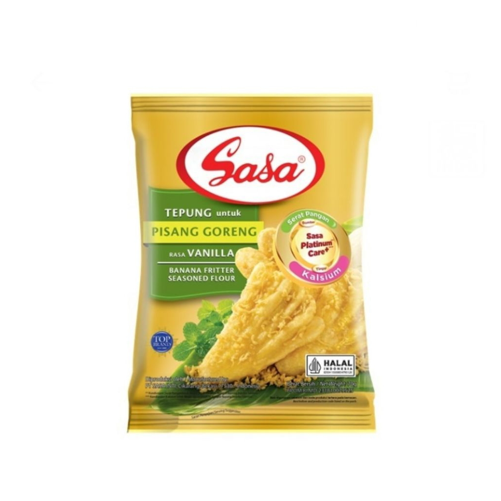 

sasa tepung pisang goreng vanilla pack 210 gram