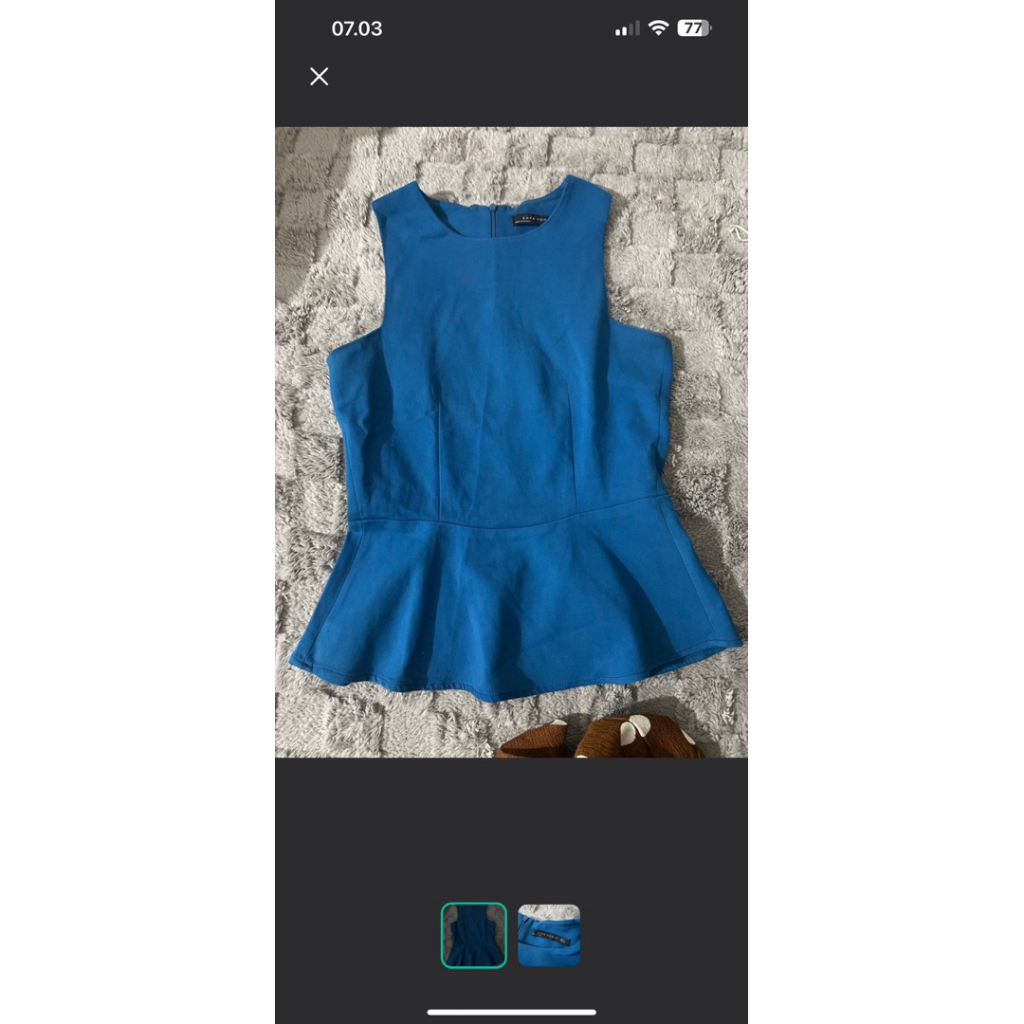 preloved zara blouse