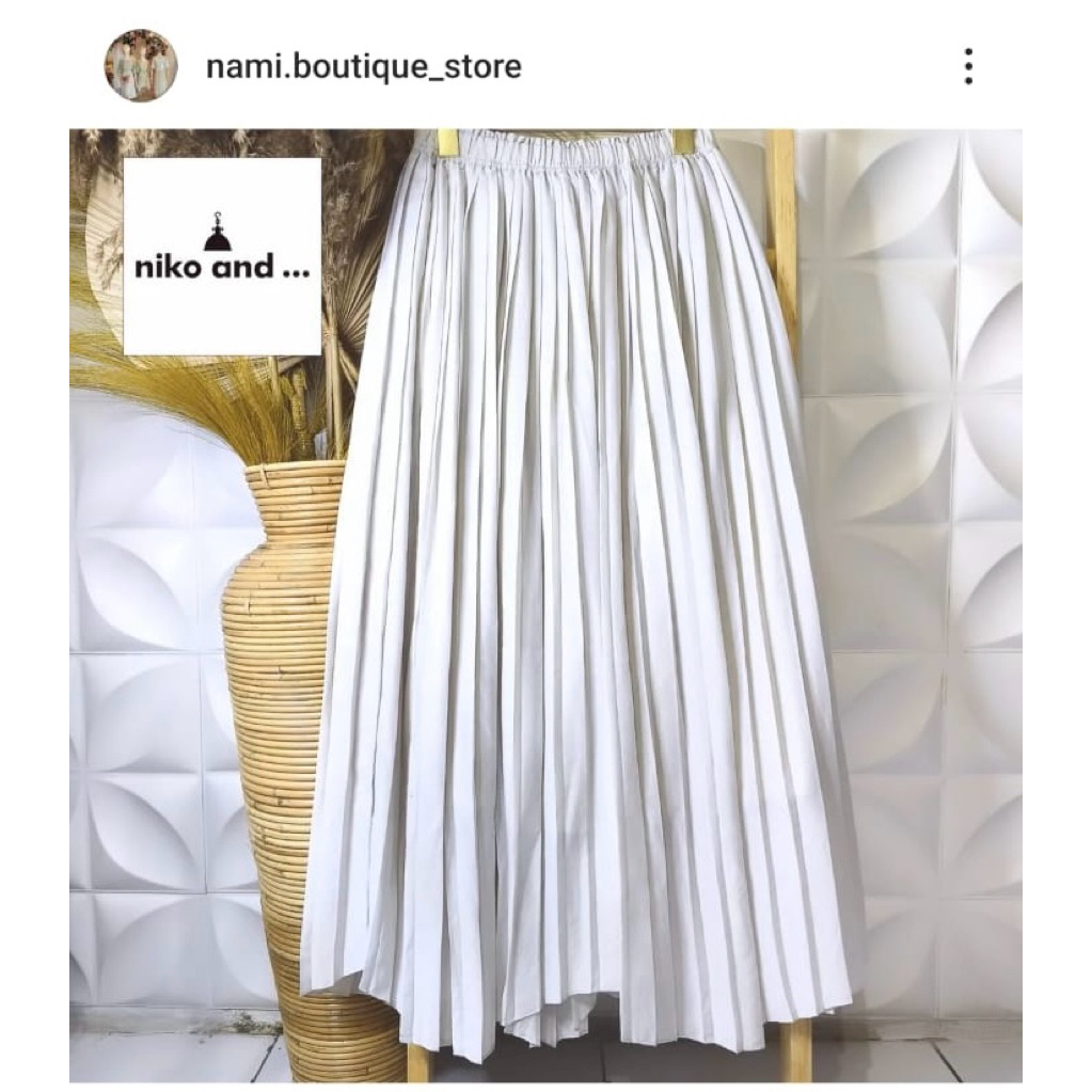 Preloved Rok Plisket Niko and ...