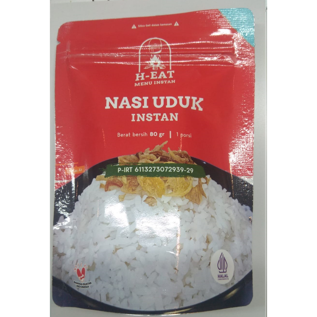 

Menu Nasi Uduk Instan Makanan Hiking H-Eat 80 gr | 1 Porsi