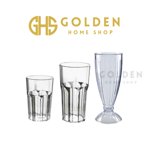 GHS - Gelas Jus Akrilik Transparan Gelas Es Teh Jus Mika MPW Mutiara Gelas Pesta