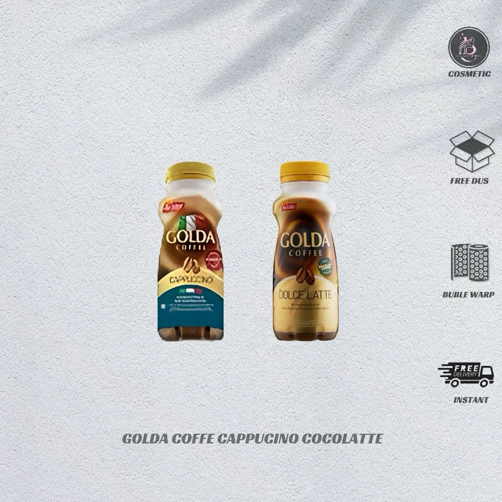 

Golda Coffee 200 ml , minuman kopi kemasan botol