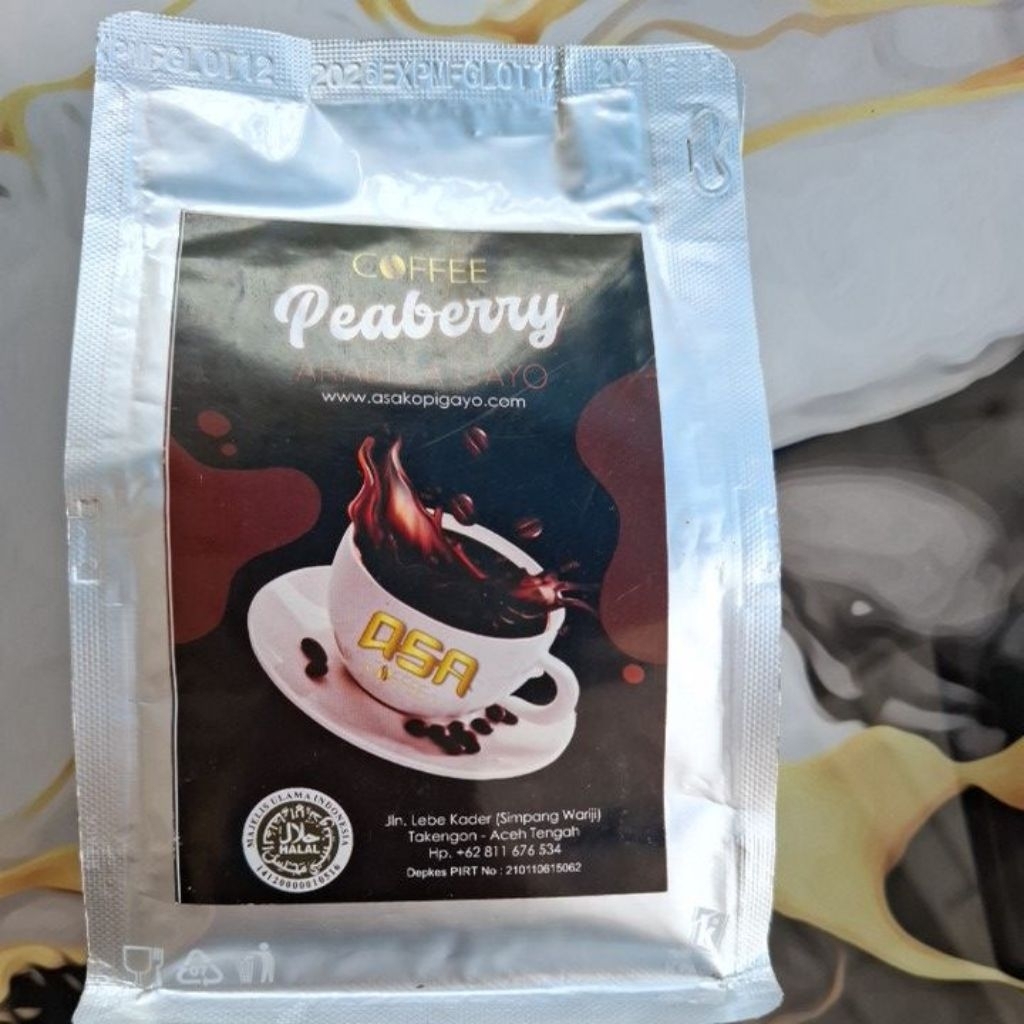 

Bubuk Kopi Aceh Gayo Asli Enak Peaberry 250 Gram Harum Dan Manis | Asa Coffee