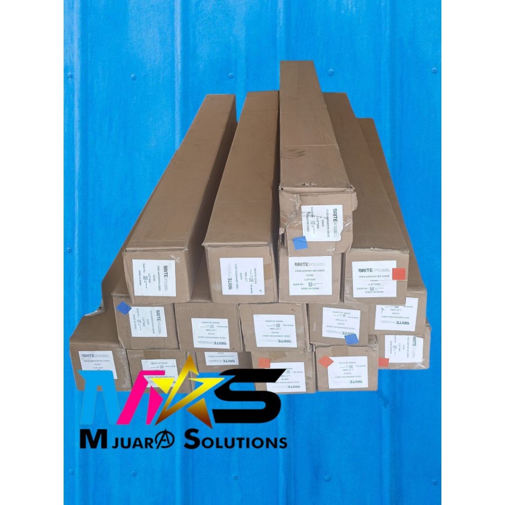 

Laminasi Brite 140gr glosy Uk 1.27m x 50m