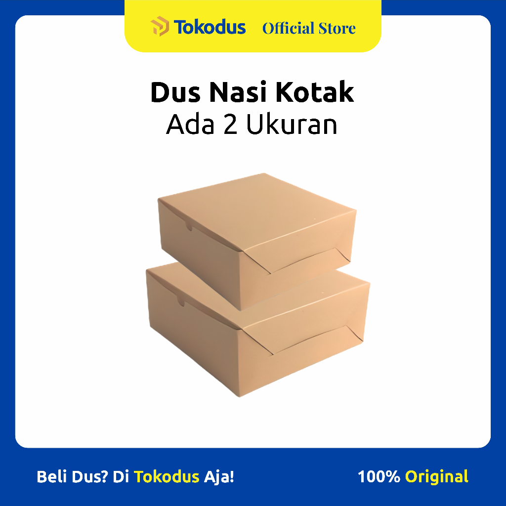 

Dus Nasi Kotak / Dus Nasi Kraft Uk 18 x 18 x 7,5 cm & Uk 20 x 20 x 7,5 cm