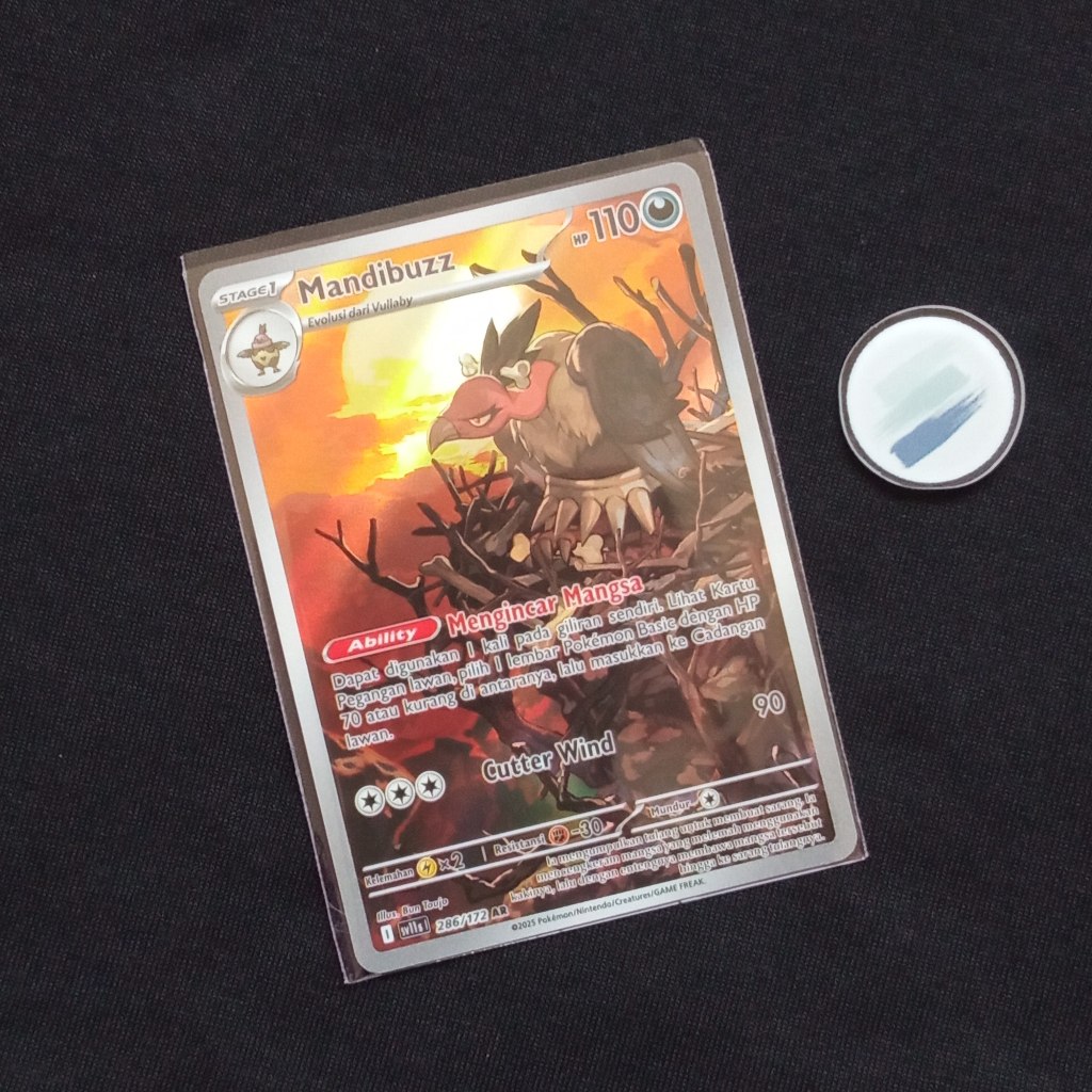 Mandibuzz AR sv11s Hitam & Putih Pokemon TCG Indonesia
