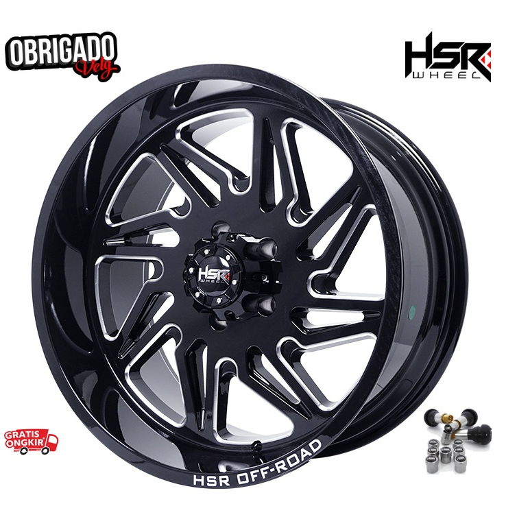 Velg Mobil Rubicon, Sahara, Wengler R20 ORIGINAL HSR FG MEGUMI LEBAR 10 PCD 5X127