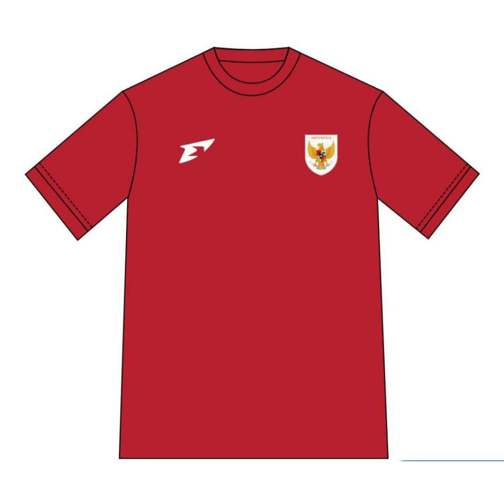 Jersey Timnas Indonesia Indomaret T-shirt/Erspo Cheers Jersey Timnas Indonesia Indomaret UK L