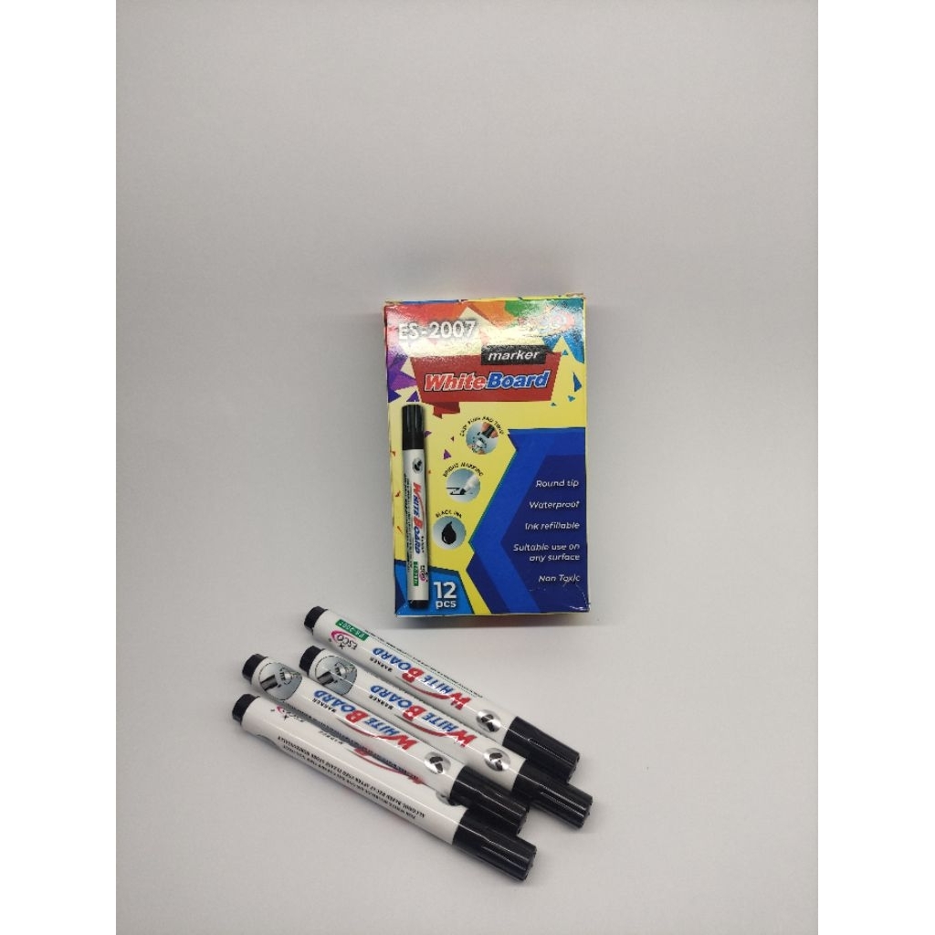 

Spidol hitam whiteboard Esco Es-2007 harga eceran 1 pcs