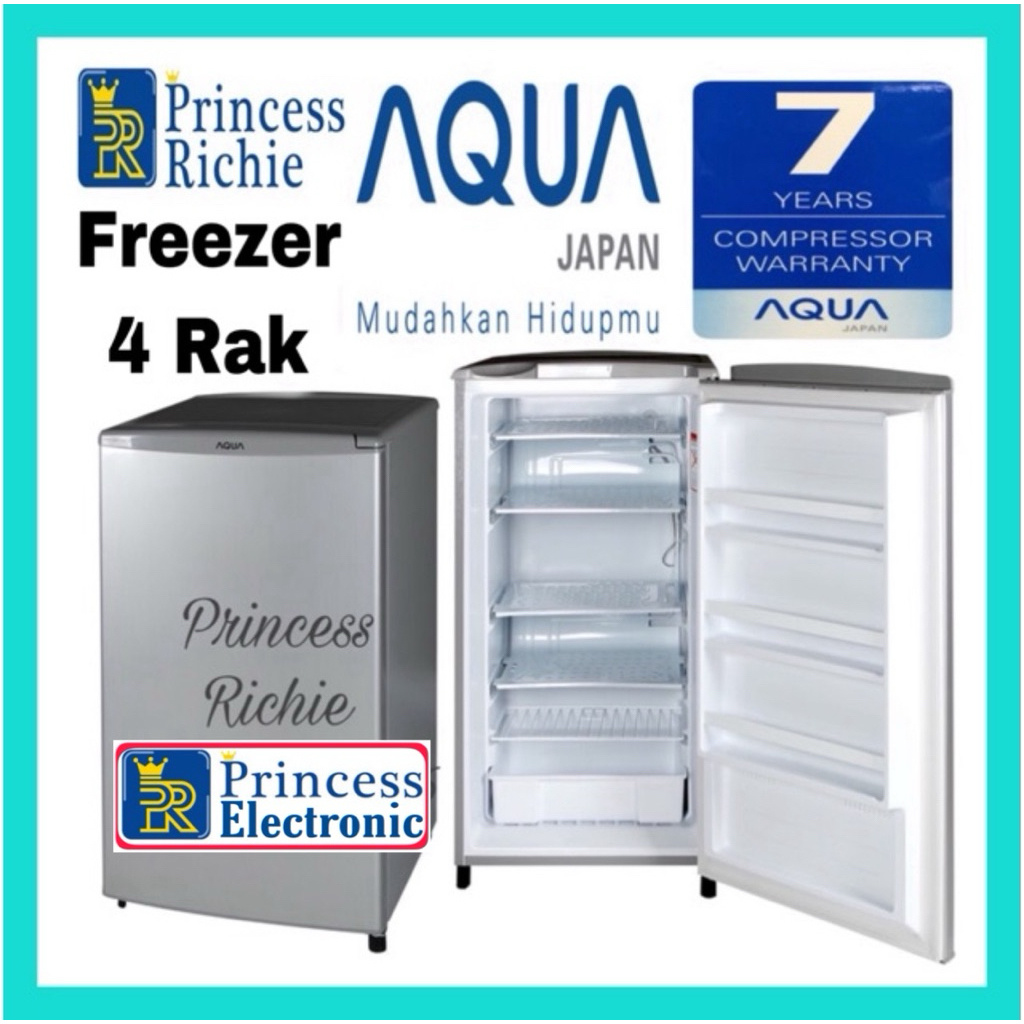 Kulkas Freezer AQUA 4 Rak AQF S4 Untuk Asi atau Es batu