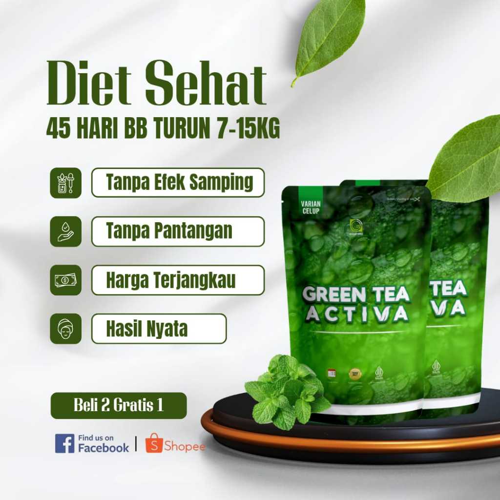 

Activa Green Tea (GTA) - Teh Penghancur Lemak Terbaik & Kualitas Premium