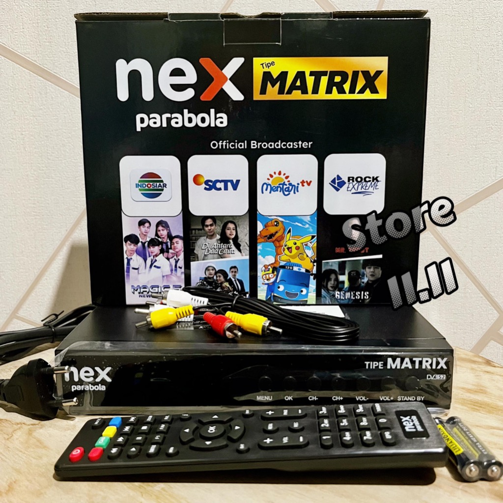 RECEIVER NEX PARABOLA HITAM HYBRID C BAND KU BAND