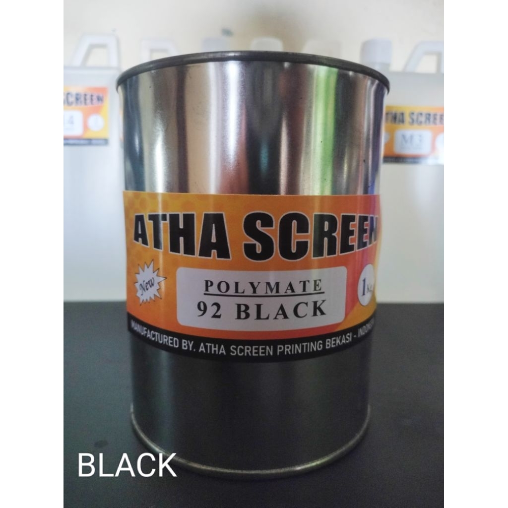 

ATHA SCREEN CAT/TINTA SABLON PLASTIK,KARUNG.DLL. ( Black )