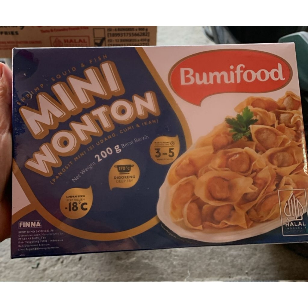 

BUMI FOOD MINI WONTON / PANGSIT MINI ISI UDANG, CUMI & IKAN 200GR