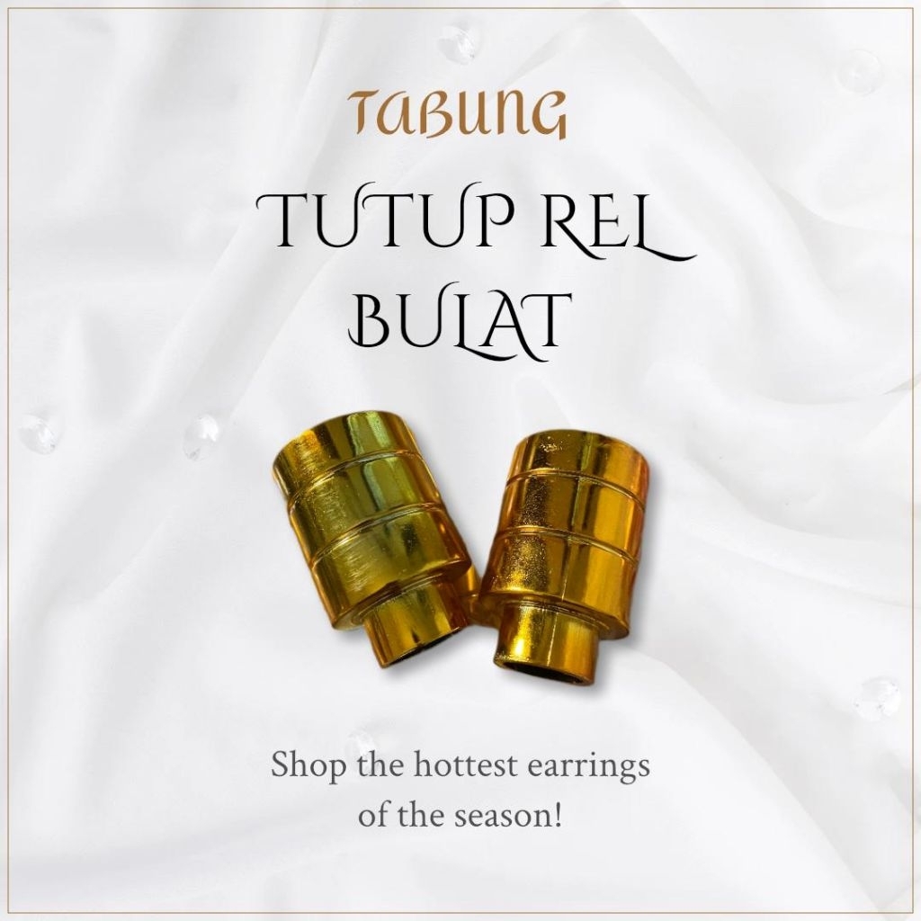 Tutup Batang Gorden/Rel Bulat/Rolet Model Tabung Minimalis