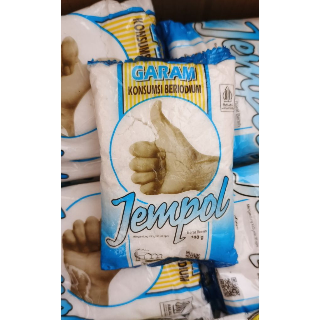 

GARAM KONSUMSI BERYODIUM CAP JEMPOL ASLI KEMASAM 100 GRAM