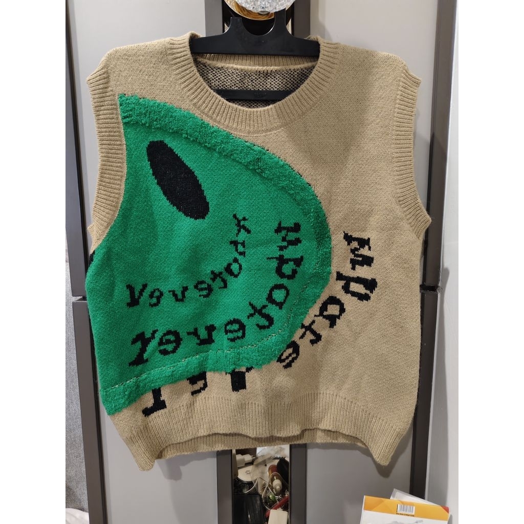 Baju Kutung /vest rajut wool Premium NEW Baru