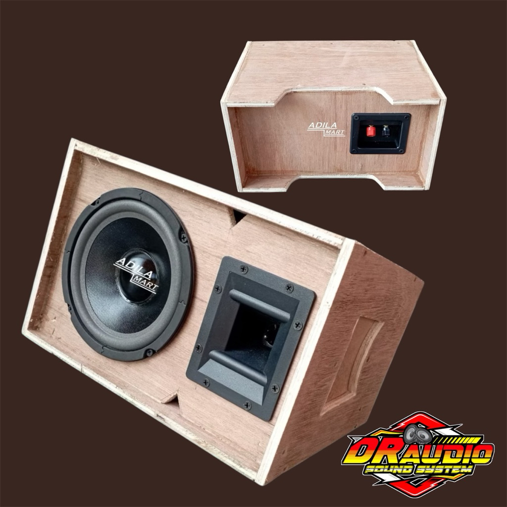 PAKET Box LINE ARRAY 6 inch SINGLE TWEETER Siap Pakai