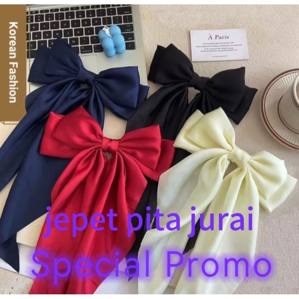 JEPIT PITA  IKAT RAMBUT VIRAL / JEPIT PITA ALA KOREA PITA BESAR BAHAN SATIN