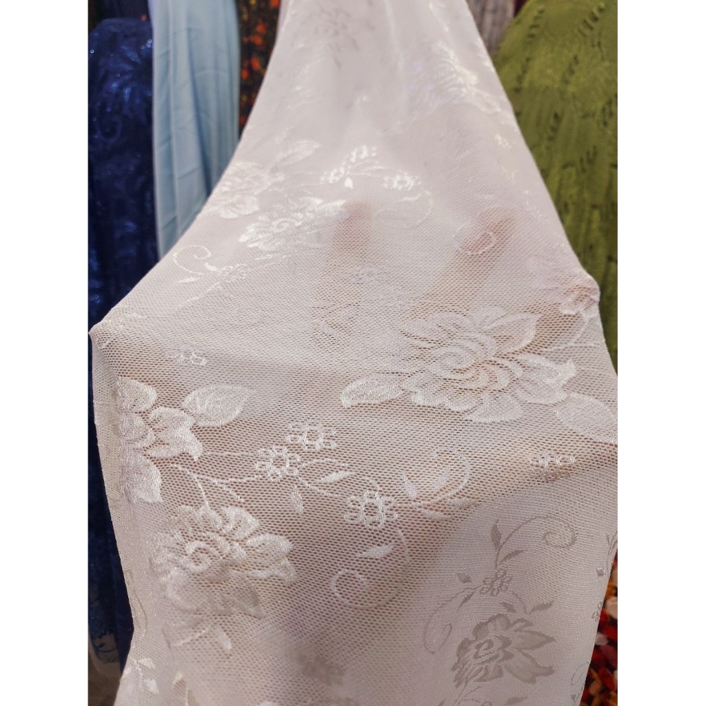 kain bahan tille spandek - kain bahan tille antik - kain spandek premium - kain spandek original(BW)