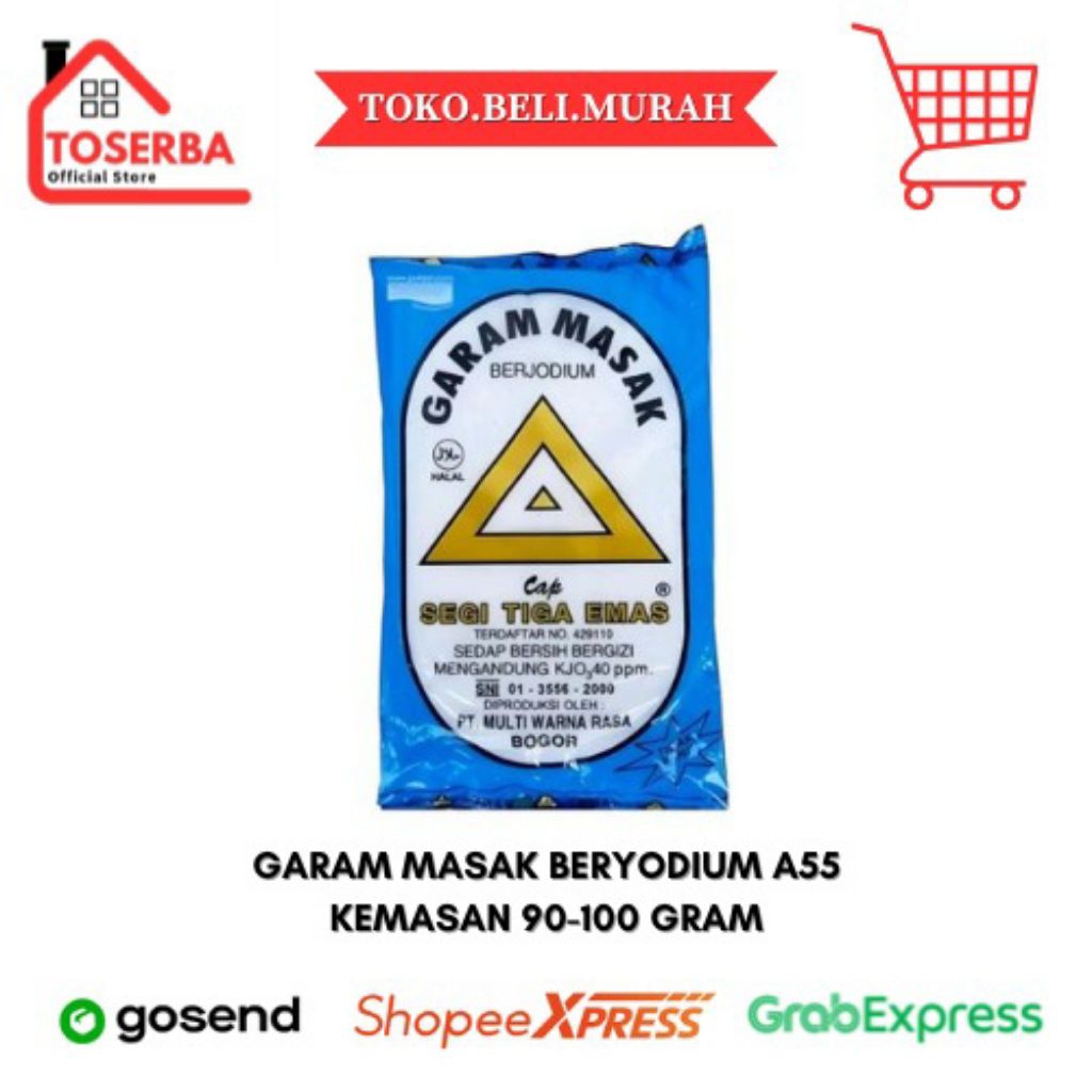 

[READY STOCK] PROMO GARAM MASAK BERYODIUM A55 90 GR (2 Pcs)