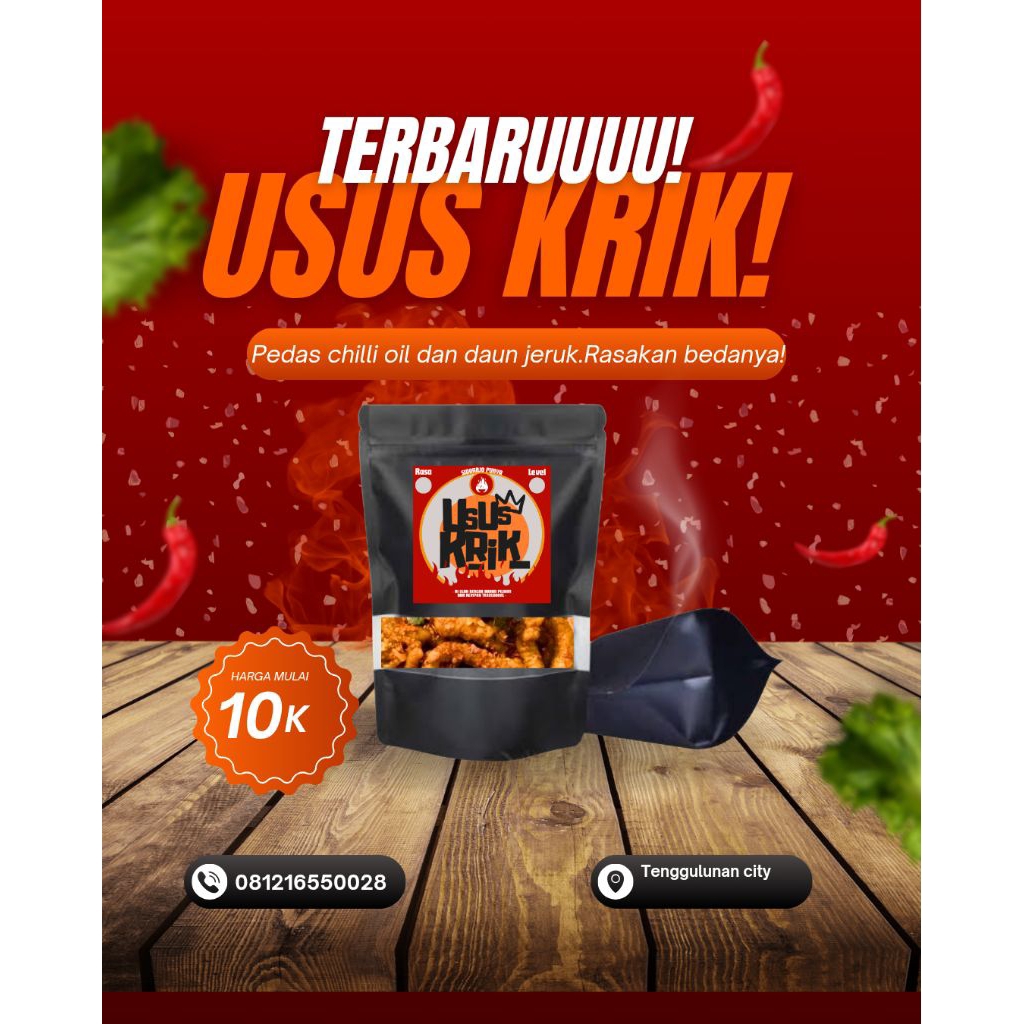 

USUS PREMIUM HARGA 5K RASA PEDAS DAUN JERUK | By USUS KRIK! SIDOARJO