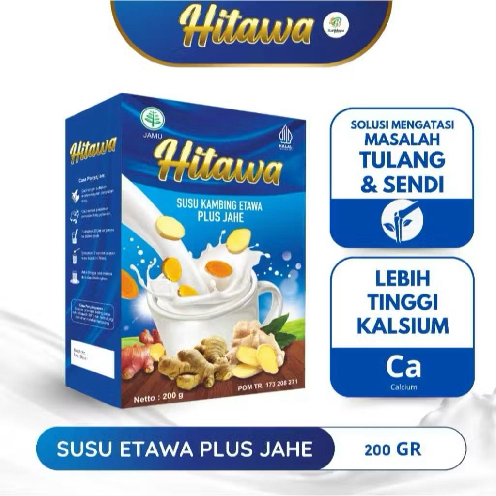 

MO Hitawa Original Obat Sakit Lutut Nyeri Sendi Saraf Kejepit Sakit Kaki Nyeri Otot Asam Urat Rematik Kebas Kesemutan Pelumas Sendi Tulang Keropos Patah Tulang Osteoporosis Sakit Pinggang Obat Herbal 200gr BPOM