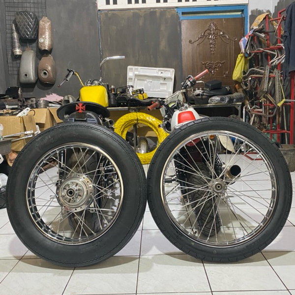 ban chopper velg set chopper tinggal pasang