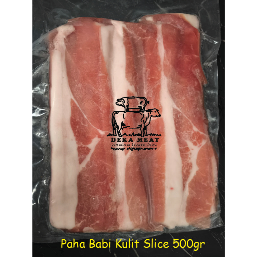

Paha Babi dengan kulit Slice tipis model samcan 500gr